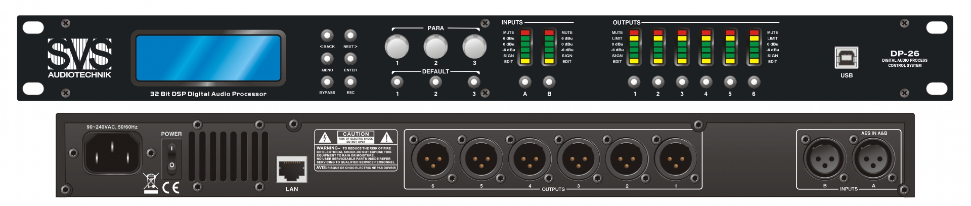 SVS Audiotechnik DP-26 Цифровой процессор: 2 входа 6 выходов в Котласе