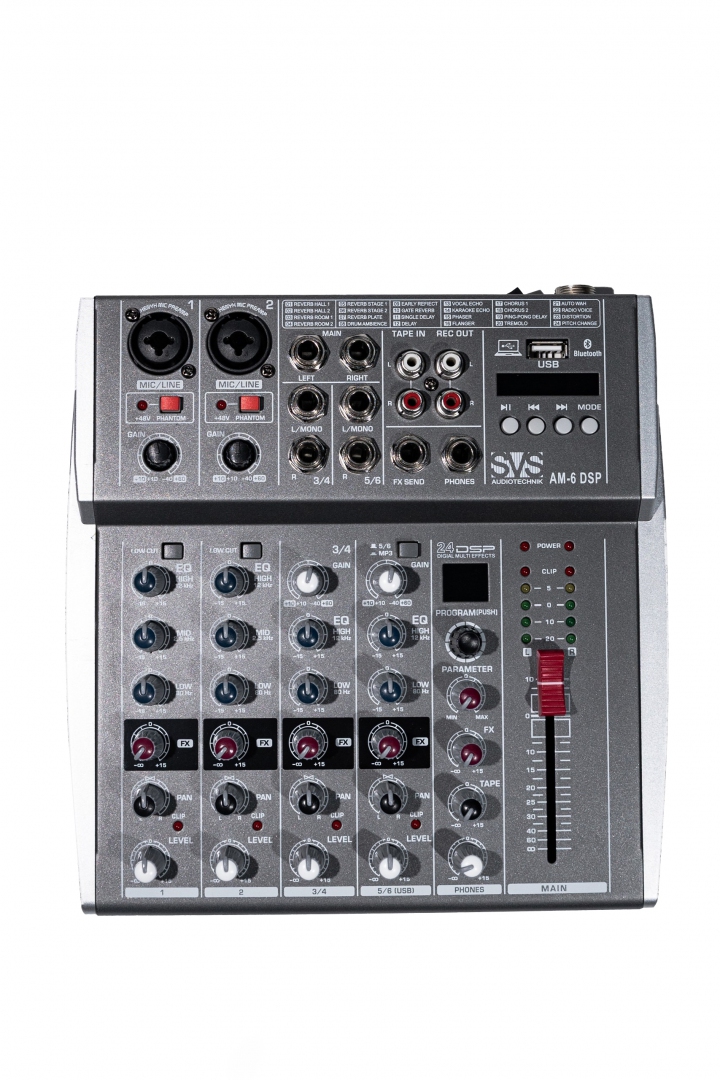 SVS Audiotechnik mixers AM-6 DSP Микшерный пульт аналоговый, 6-канальный SVS Audiotechnik mixers в Котласе