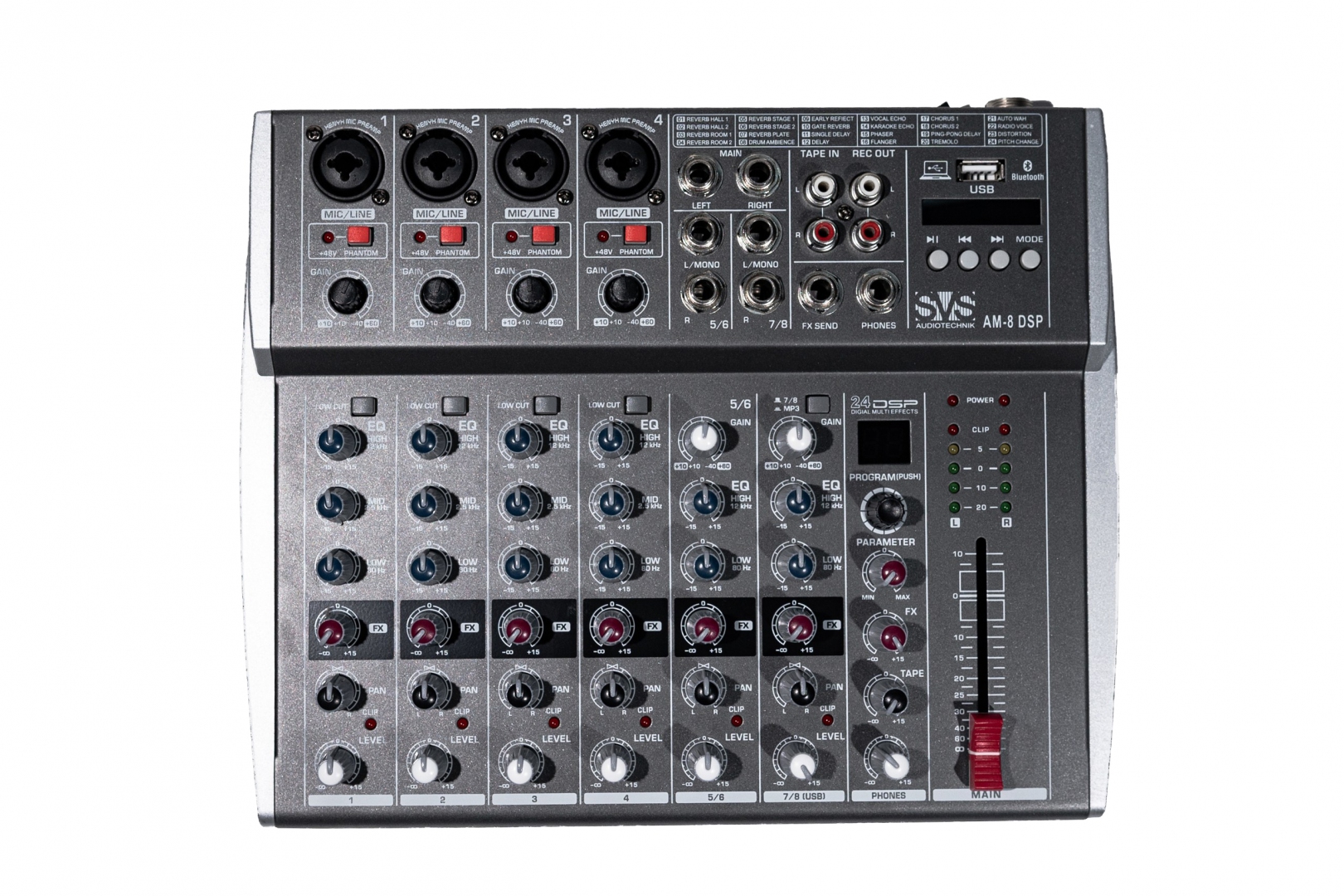 SVS Audiotechnik mixers AM-8 DSP Микшерный пульт аналоговый, 8-канальный в Котласе